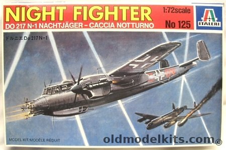 Italeri 1/72 Do-217 N-1 Night Fighter - Bagged, 125 plastic model kit